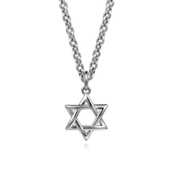Best Gabriel & Co. 22 Inch 925 Sterling Silver Star Pendant Necklace