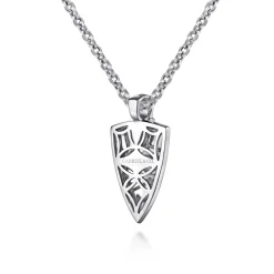Discount Gabriel & Co. 22 Inch 925 Sterling Silver Wheat Arrowhead Pendant Necklace
