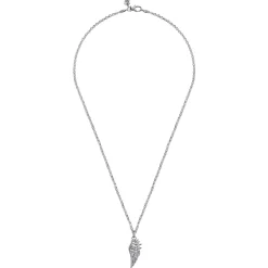 Sale Gabriel & Co. 22 Inch 925 Sterling Silver Wing Pendant Necklace