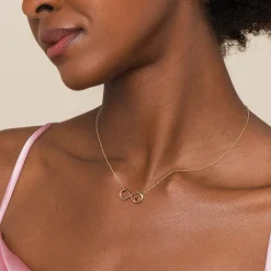 Outlet Gabriel & Co. Infinity - 14K Yellow Gold Heart Infinity Necklace