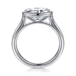 Online Gabriel & Co. Irene - 14K White Gold East West Bezel Set Diamond Engagement Ring