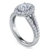 Online Gabriel & Co. James - 14K White Gold Oval Halo Diamond Engagement Ring