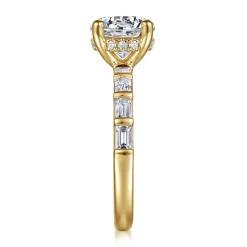 Online Gabriel & Co. Joanie - 14K Yellow Gold Round Diamond Engagement Ring