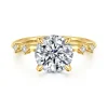 Clearance Gabriel & Co. Joplin - 14K Yellow Gold Round Diamond Engagement Ring