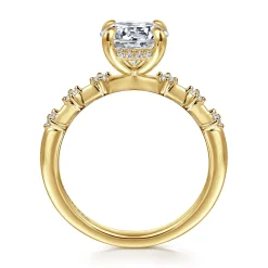 Online Gabriel & Co. Joplin - 14K Yellow Gold Round Diamond Engagement Ring
