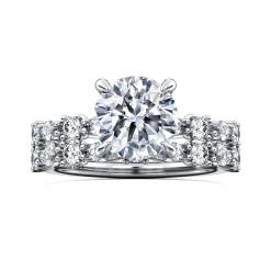 Sale Gabriel & Co. Juliet - 14K White Gold Round Diamond Engagement Ring