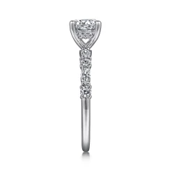 Online Gabriel & Co. Juliet - Platinum Round Diamond Engagement Ring