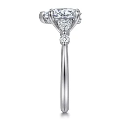 Discount Gabriel & Co. Kallie - 14K White-Rose Gold Pear Shape Diamond Engagement Ring