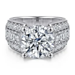 Online Gabriel & Co. Kera - 14K White Gold Round Diamond Engagement Ring