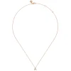 Online Gabriel & Co. 14K Pink Gold Diamond A Initial Pendant Necklace