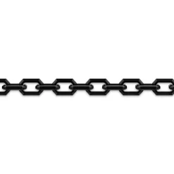 Outlet Gabriel & Co. 14K Rose Gold and Black Titanium Elongated Link Men's Bracelet