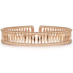 Discount Gabriel & Co. 14K Rose Gold Bujukan Cuff Bracelet