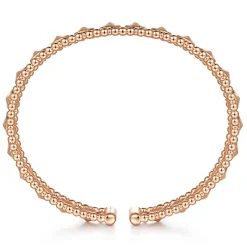 Clearance Gabriel & Co. 14K Rose Gold Bujukan Cuff Bracelet