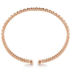 Sale Gabriel & Co. 14K Rose Gold Bujukan Pyramid Bangle