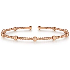 Discount Gabriel & Co. 14K Rose Gold Bujukan Split Bangle