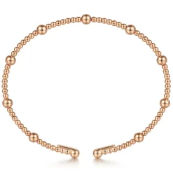 Discount Gabriel & Co. 14K Rose Gold Bujukan Split Bangle