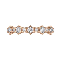 Online Gabriel & Co. 14K Rose Gold Diamond Anniversary Band - 0.5 ct