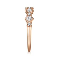 Online Gabriel & Co. 14K Rose Gold Diamond Anniversary Band - 0.5 ct