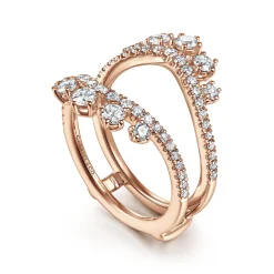 Discount Gabriel & Co. 14K Rose Gold Diamond Ring Enhancer - 1 ct