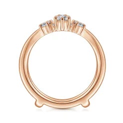 Discount Gabriel & Co. 14K Rose Gold Diamond Ring Enhancer - 0.5 ct
