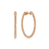 Discount Gabriel & Co. 14K Rose Gold 30mm Bujukan Classic Hoop Earrings