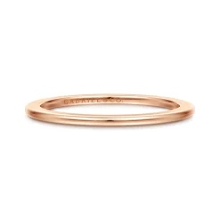 Clearance Gabriel & Co. 14K Rose Gold 1mm Mini Spacer Band
