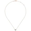 Clearance Gabriel & Co. 14K Rose Gold Pave Diamond Pendant Heart Necklace