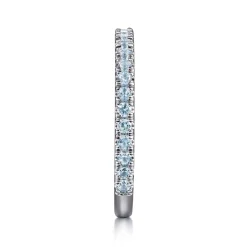 Discount Gabriel & Co. 14K White Gold AQ - Aquamarine Ladies Ring