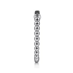 Gabriel & Co. 14K White Gold Black Diamond Bujukan Ring