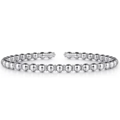 Gabriel & Co. 14K White Gold Bujukan Bangle