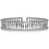 Best Gabriel & Co. 14K White Gold Bujukan Cuff Bracelet