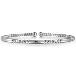 Outlet Gabriel & Co. 14K White Gold Bujukan Open Bangle