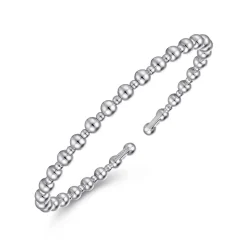 Discount Gabriel & Co. 14K White Gold Bujukan Open Bangle