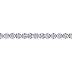 Hot Gabriel & Co. 14K White Gold Buttercup Diamond Tennis Bracelet