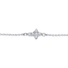 Online Gabriel & Co. 14K White Gold Chain Bracelet with Diamond Cross