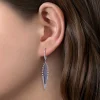Online Gabriel & Co. 14K White Gold Diamond and Onyx Drop Earrings