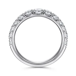 Clearance Gabriel & Co. 14K White Gold Diamond Anniversary Band - 1 ct
