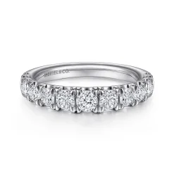 Clearance Gabriel & Co. 14K White Gold Diamond Anniversary Band - 1 ct