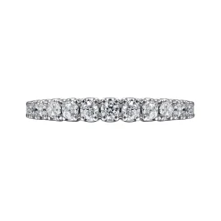 New Gabriel & Co. 14K White Gold Diamond Anniversary Band - 0.5 ct