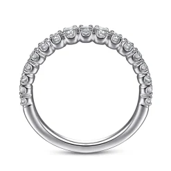 New Gabriel & Co. 14K White Gold Diamond Anniversary Band - 0.5 ct