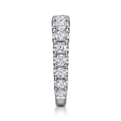 New Gabriel & Co. 14K White Gold Diamond Anniversary Band - 1.5 ct