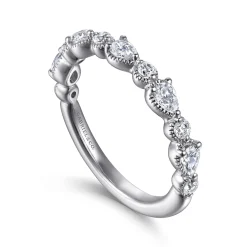 Hot Gabriel & Co. 14K White Gold Diamond Anniversary Band - 0.7 ct