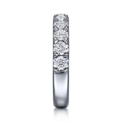Best Gabriel & Co. 14K White Gold Diamond Anniversary Band - 1.65 ct