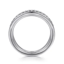 Gabriel & Co. 14K White Gold Diamond Anniversary Band - 0.26 ct