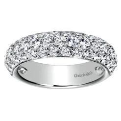 Outlet Gabriel & Co. 14K White Gold Diamond Anniversary Band - 2 ct