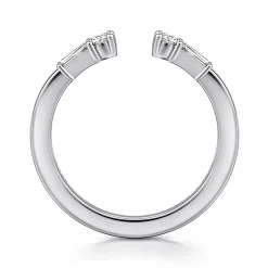Best Gabriel & Co. 14K White Gold Diamond Anniversary Band - 0.22 ct