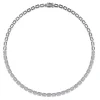 Online Gabriel & Co. 14K White Gold Diamond Baguette Halo Station Necklace