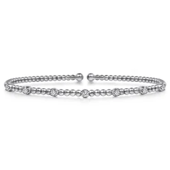 Sale Gabriel & Co. 14K White Gold Diamond Bangle