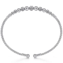 Outlet Gabriel & Co. 14K White Gold Diamond Bangle