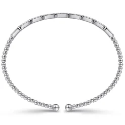 Online Gabriel & Co. 14K White Gold Diamond Bangle